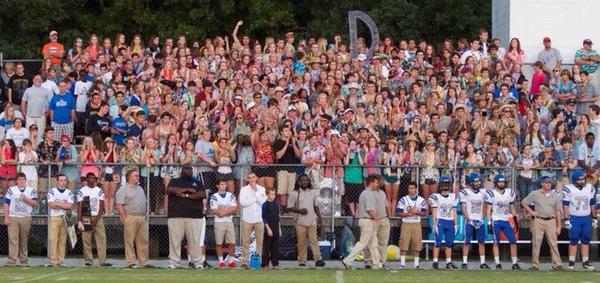 Hanover doesn't look like this at a home game, let alone an away game.... #oops