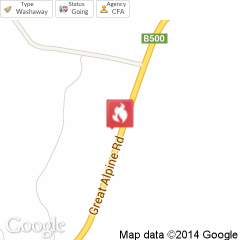 Firewatch_VIC11's tweet photo. Great Alpine Rd, #Bruthen. Washaway, going. Timeline: http://t.co/iM24kTNUN9 http://t.co/2pIlxVSpdS