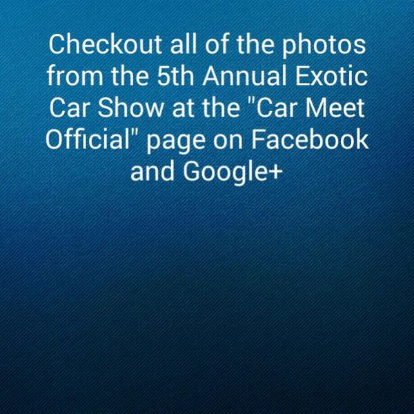 Checkout all of the #ExoticCarShow #BlackstoneSteakhouse pic at the 'Car Meet Official' page on #Facebook #GooglePlus