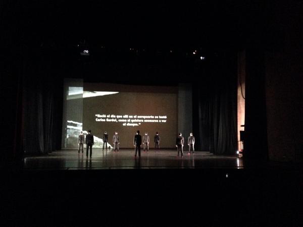 Assaig general de " Nacistes vos " un éxito avui la per -estrena .