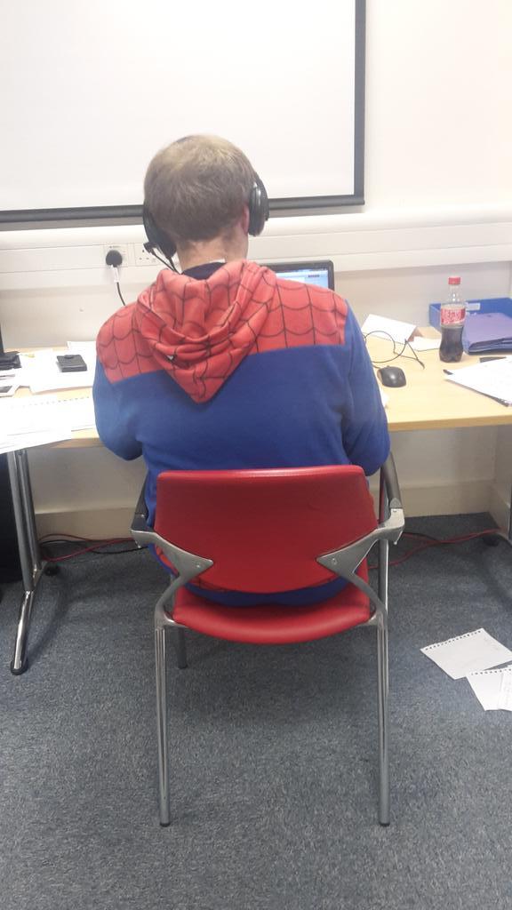 Late-night calling in our pyjamas for the Lincoln Telethon. Hello USA! <a href="/LincolnAlumni/">Lincoln Alumni</a>