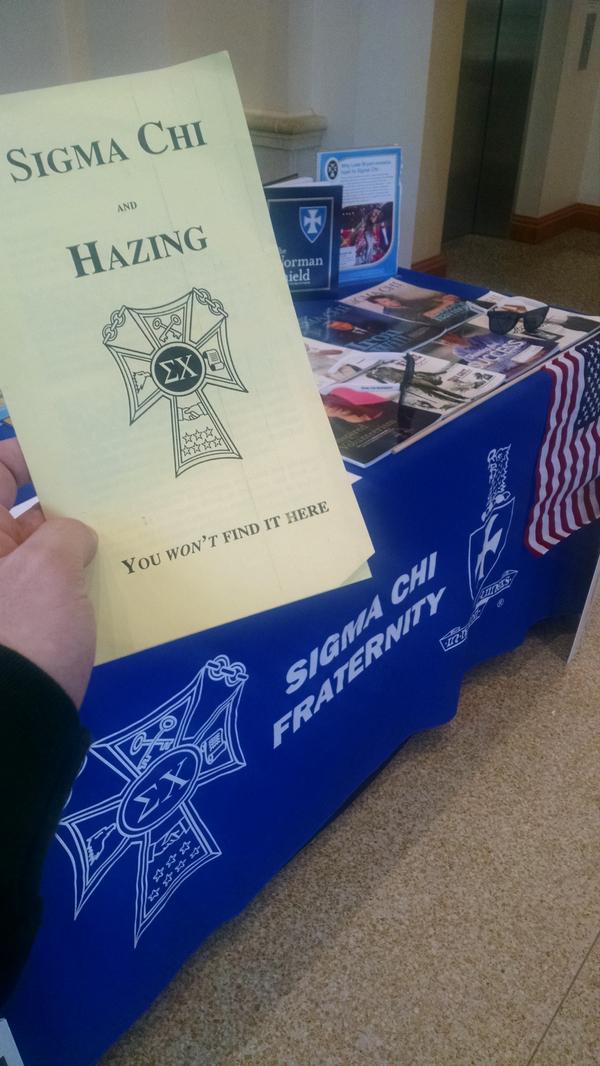 SigmaChi's tweet photo. The contents of this 1990 pamphlet haven't changed: Hazing has no place in Sigma Chi. #SigsExpectMore #NHPW14 #TBT http://t.co/u9Ae0S4nes