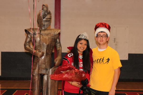 AssumptionHS's tweet photo. Congratulations to 2014 Homecoming Queen and King Cindy Chavez and Caleb Wagner! #hc2014 #SweetKnight #ASSUMPTIONHIGH http://t.co/rF1d3z0dp9
