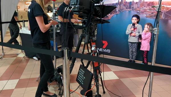 kutch86's tweet image. Come on down to Westfield Hurstville to try out the #7live news report! @RawIdeas