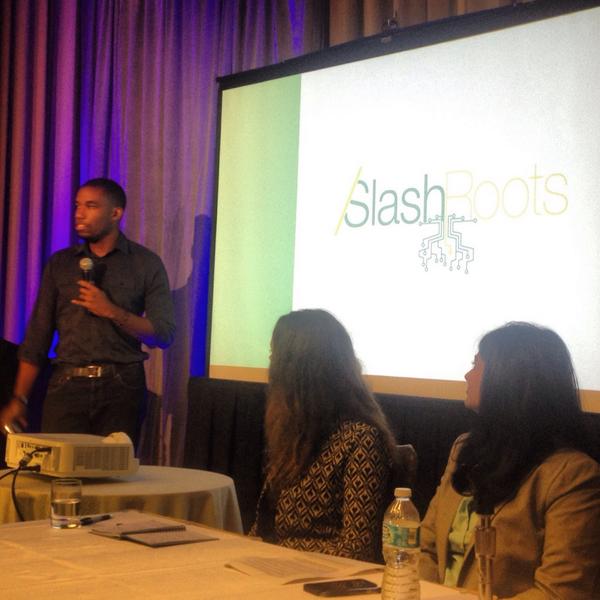 davidsoutar's tweet image. @mamcnaughton presenting at #cfasummit on @CodeForTheCarib
