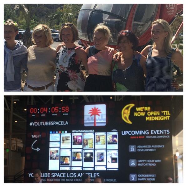 LievePattyn's tweet photo. Girlpower at #youtubespaceLA #convergencetour http://t.co/IJ2d9Suoe3