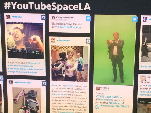 samberteloot's tweet photo. .@WouterTorfs rocking at #YOUTUBESPACELA #convergencetour http://t.co/jIgPx9tT04