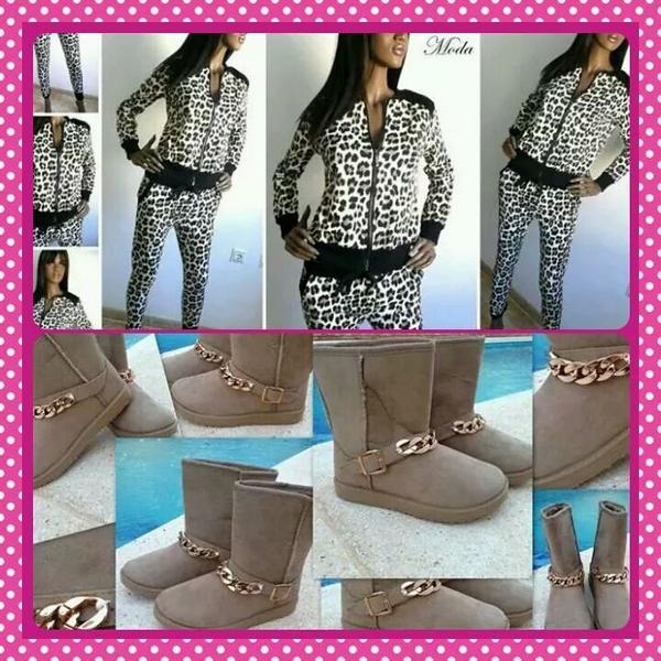 TulaModa's tweet image. NEW IN....Lush leopard trackie 29.99 &amp;amp; trendy faux fur boots with chain 20.00 facebook.com/Tulamodafashion
