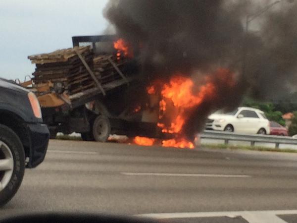 Florida Turnpike southbound- approaching the trail