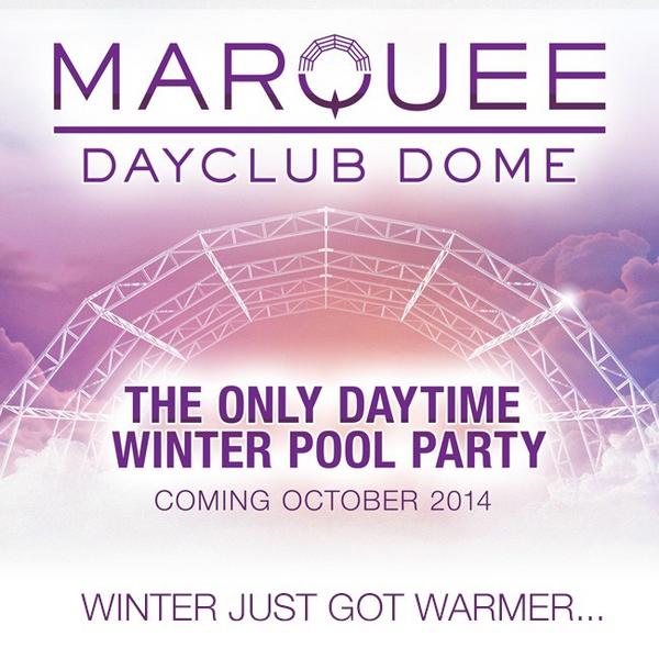 nikkicrone's tweet photo. Because at @MarqueeLV the party never stops #DayClubDome #WinterPoolParty #iantrevizo http://t.co/YuUW3qgLhg