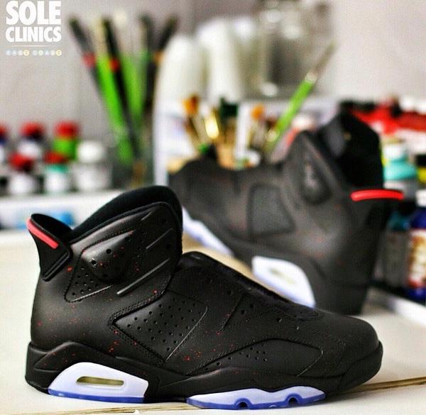 SneakerPics23's tweet photo. Custom 6's http://t.co/vFgKrqAUvo