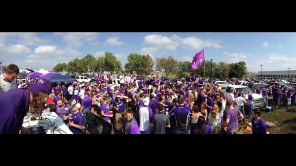 TheEighteen63's tweet photo. Thanks to everyone who came out to our tailgate at last week's game, which was featured on ESPNU last night! http://t.co/CiqjwoC3Db
