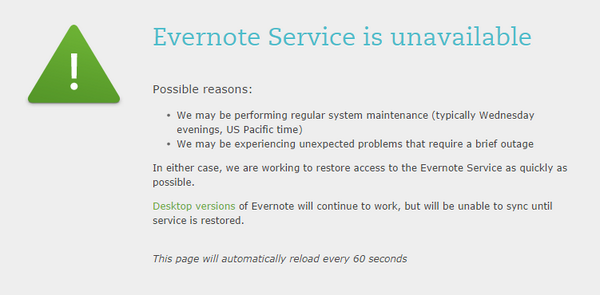 linkwalls's tweet image. Having @evernote unavailable is like having the power go out. #only #slightly #exaggerating