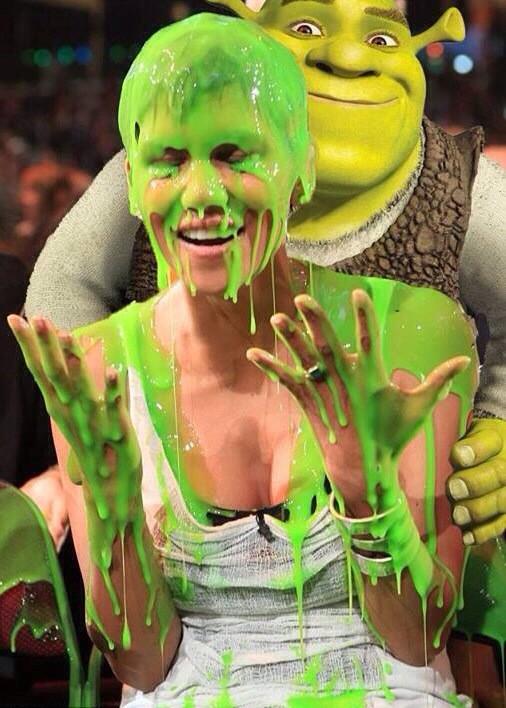 She has the highest honor of arousing shrek and she must eternally be  shreks blow up sex doll