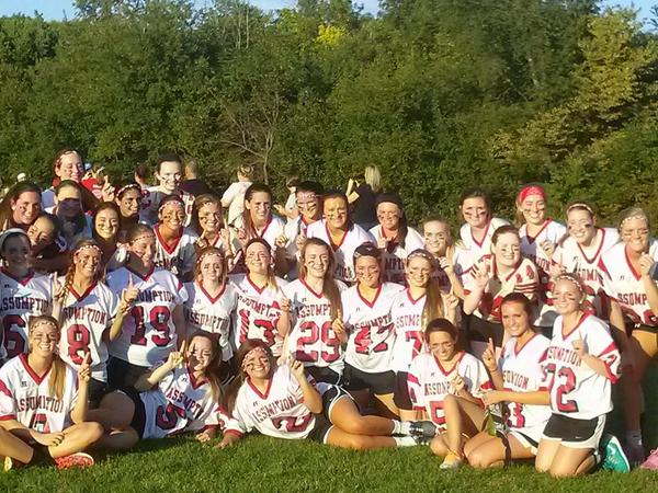 AssumptionHS's tweet photo. Seniors prevail at #powderpuff! #HC2014 #SweetKnight http://t.co/ie0IPIWzRf