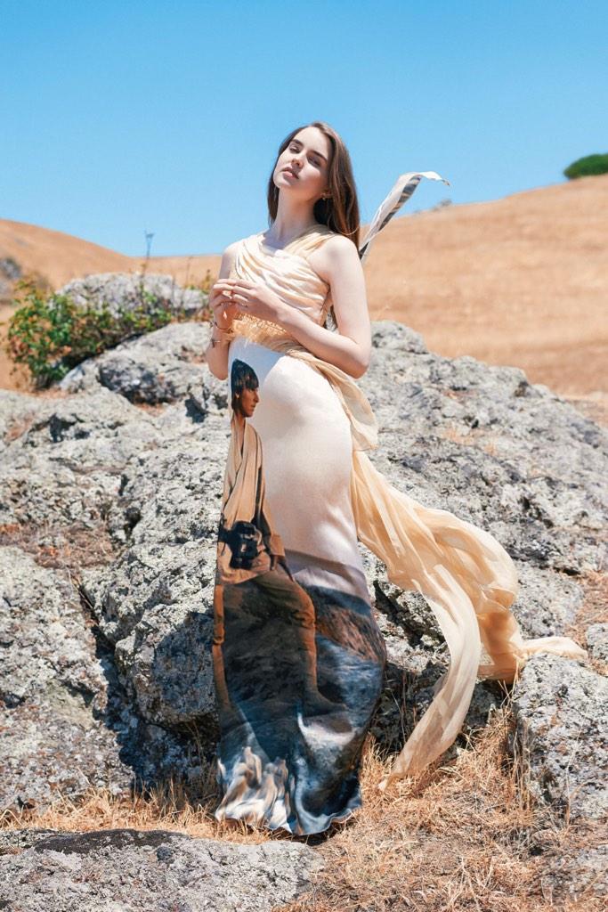 Happy birthday Mark Hamill! wears Rodartes FW14 Luke Skywalker Gown in 