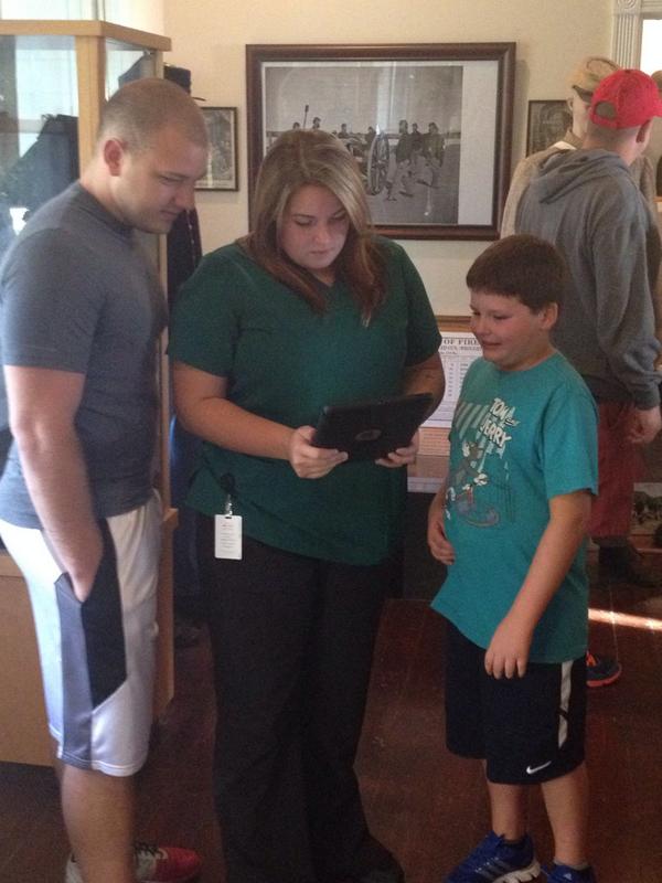 KrystiVeal's tweet photo. Civil War museum success!  Thanks @CavinAmandacav and @JulezRulez71 for planning this!@UGE_HCS #hcs2015 http://t.co/a4eUMo5jrc