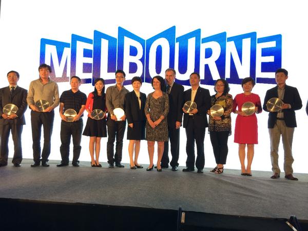 LouiseAsherMP's tweet photo. Victoria's tourism destinations, products and experiences showcased in Shanghai .#VicWeek #springst http://t.co/SDxMlVFjC8