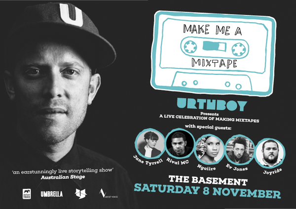 urthboy's tweet photo. Sydney #makemeamixtape show Saturday Nov 8 at the Basement. Check the guests... http://t.co/vIDaETuRO5