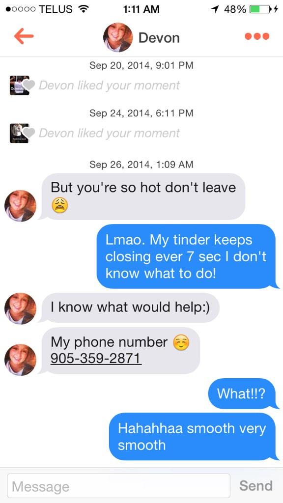 studborn18's tweet photo. I put a deleting "Deleting tinder "moment up bc it closes every 6 secs and this sweetheart says this #almost3000 #❤️ http://t.co/b91W0VlQVG