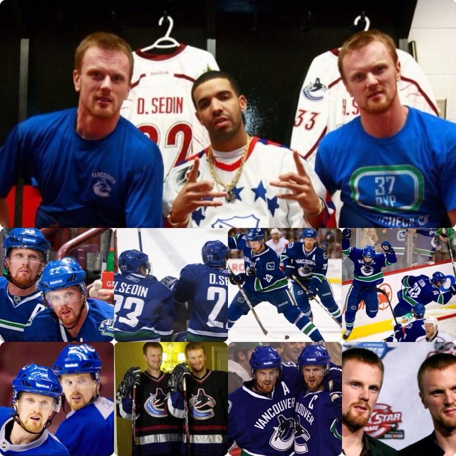 Happy birthday shoutout to the best hockey players ever!!!! Henrik & Daniel Sedin are 34 today   