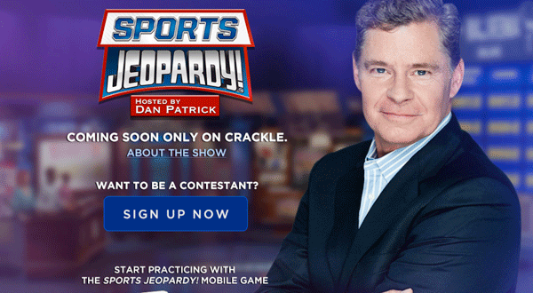 aVoVTV's tweet photo. Test out your #sport knowledge with a new episode of Sports Jeopardy on our @Crackle app. http://t.co/1lDQv7b2rw http://t.co/Ki47numW85