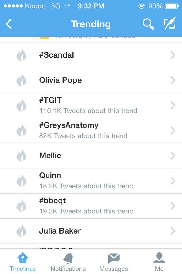 cantstandard's tweet photo. Well, @shondarhimes owns twitter. And Thursdays. #TGIT http://t.co/157L0VY4Af