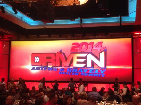 FESTER22's tweet photo. @Ariens and @GravelyMowers dealer summit. #driven2014 http://t.co/Ua8USjTp7g