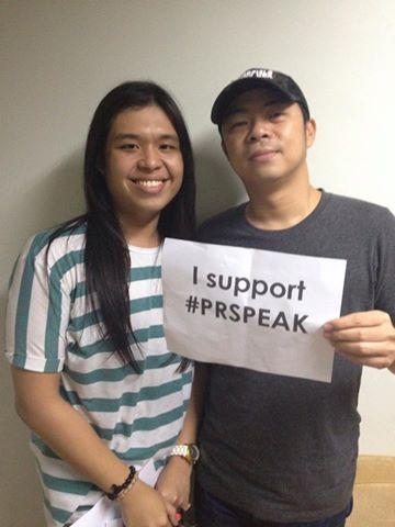 PRSPEAK_PH's tweet photo. Chito Miranda @chitomirandajr supports #PRSPEAK! Photo by @PAOOOOOLOOOO http://t.co/SixUjm2qvE
