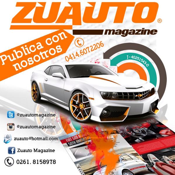zuautomagazine's tweet photo. #zuauto #magazine #revista #automotriz #publica #connosotros! @grupobattery @hectorbad @g_automotriz @autoforrosvalen http://t.co/NoIO4WpymM