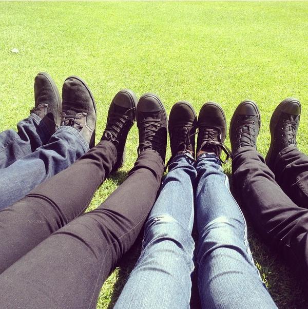 SMF12A's tweet photo. On Fridays we wear black #fromwhereyouwouldbe #blackshoes #models #converse #vans #waroninstagram @ARTS2091 http://t.co/n3zgweDco2