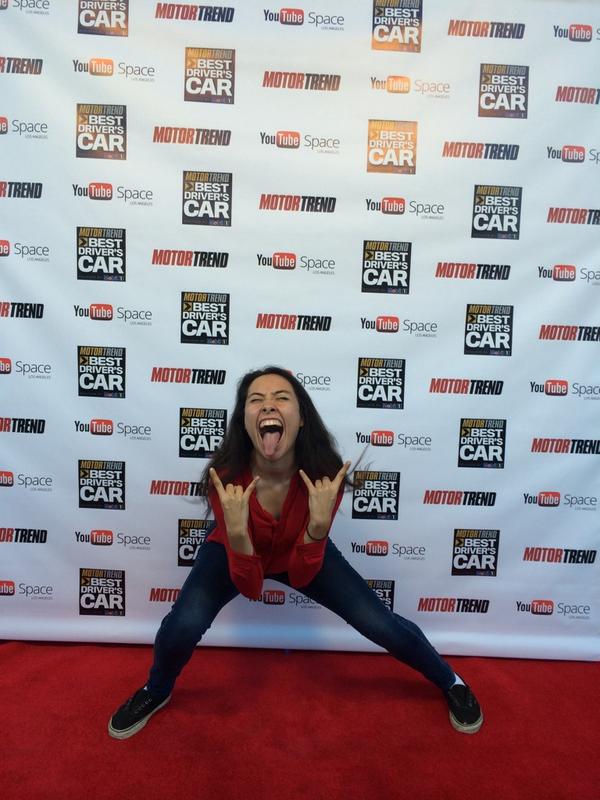 FullscreenTrish's tweet photo. Had a BLAST tonight @YouTubeSpaceLA w/ @MotorTrend! Met so many people, saw so many cars! #Fullscreeners get ON this! http://t.co/zjfRmDTDI5