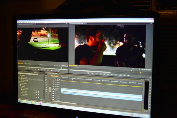 BurialMounds's tweet photo. Editing underway. Trailer coming soon. Stay tuned. #shortfilm #horror #burialmounds http://t.co/OvIWbGRhte