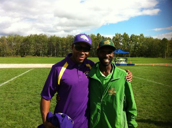 CoachKyleS's tweet photo. Coaches Dave Donaldson &amp; Donovan Martin. All the best for your teams football season and on Election Day! @NWNOMADS http://t.co/ltK2ZezpjL