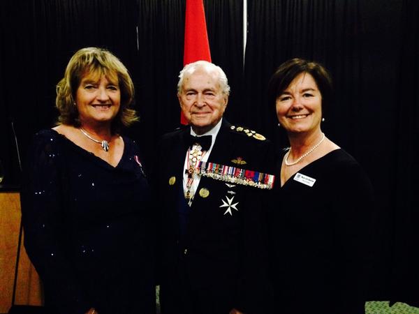 mayorjoannevdh's tweet image. #mlems at Ontario EMS Awards &amp;amp; Honours Gala with Major-General Richard Rohmer and Mayor Joni Baechler