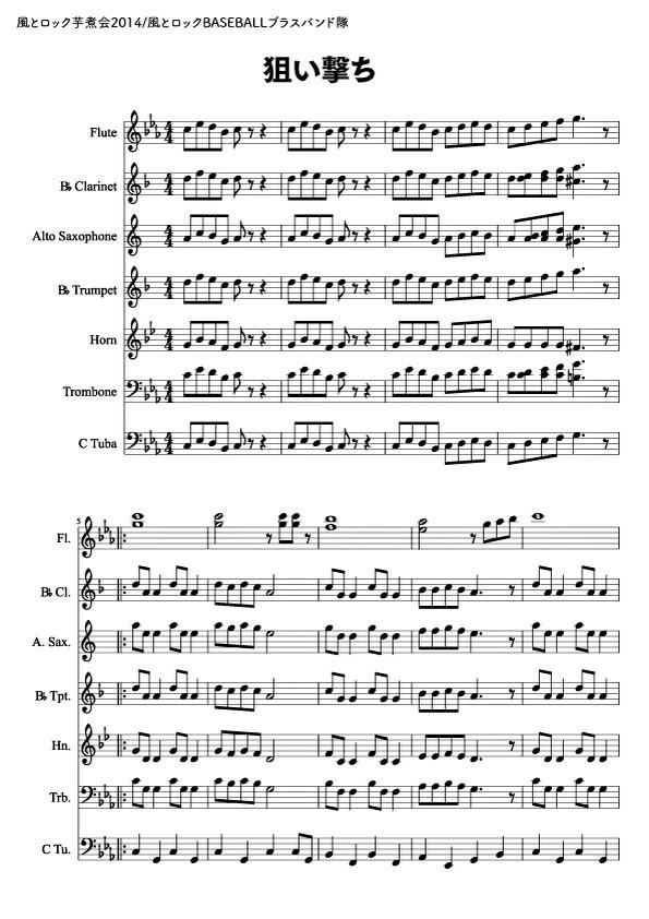 Panache（ブラスバンド譜面）楽譜 Panache（ブラスバンド譜面）楽譜