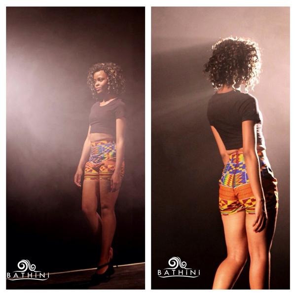 BathiniDesigns's tweet photo. High-waisted cheeky pants in kente print available on request http://t.co/QHG1Qluo70