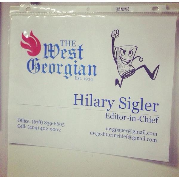 UWGPRSSA's tweet photo. Proud of our secretary Hilary and her accomplishments! #UWG #PRSSAPRIDE http://t.co/k0nF1ElHQh