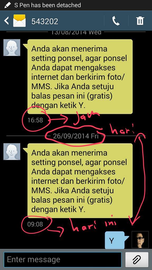 antoz555's tweet photo. @Telkomsel liat gambarnya dgn cermat please... tq. Pertanyaan saya blm kjawab nih.. ini apa?dr telkomsel atau gmn? http://t.co/80TvPt4T2p