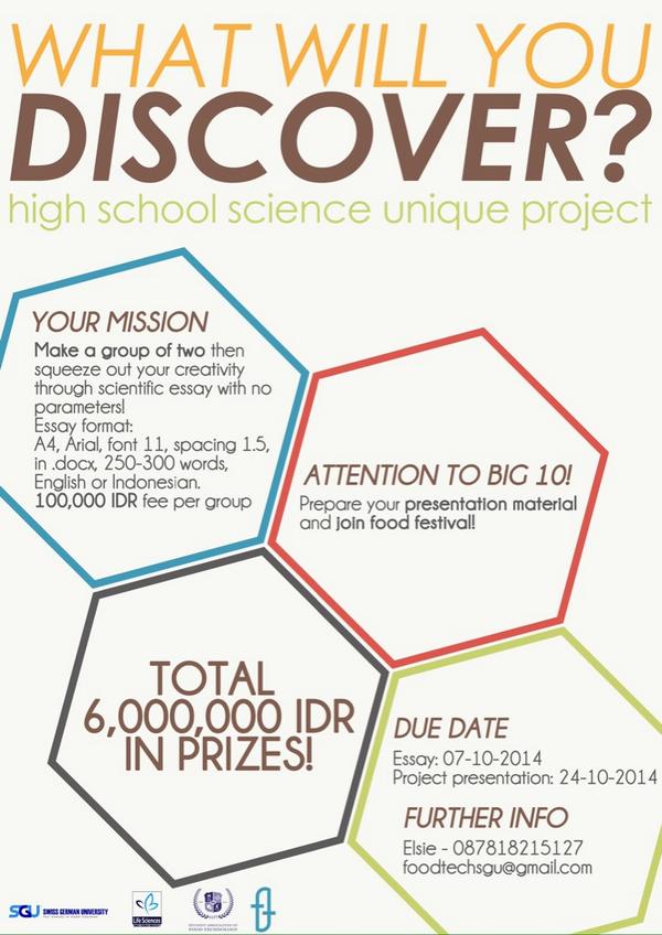 SGU's Science Unique Project! <a href="/swissgermanuniv/">Swiss German University</a>