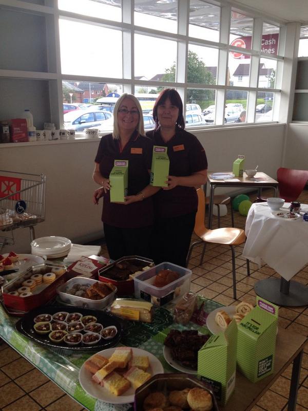 mrlinlithgow's tweet photo. #worldsbiggestcoffeemorning in @sainsburys Denny in aid of @MacmillanScot @macmillancancer come on down for a cuppa☕️ http://t.co/JUjMQBkNmx