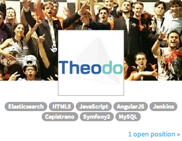 dotJobs's tweet photo. .@theodo is now on @dotJobs and supports the @HackerPledge. Want to work there? Check http://t.co/AulWeXbllE http://t.co/nXj9Ttdn2i