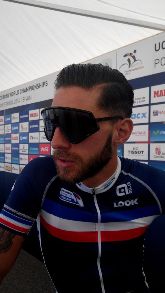 ElPeloton's tweet photo. Uno de los grandes favoritos @LoicChetout de Francia #Ponferrada2014 http://t.co/XkeuMOpjGy