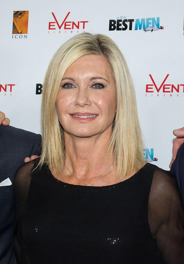 Happy 66th birthday, Olivia Newton-John, outstanding Australian actress + singer  w/ Barry Gibb 