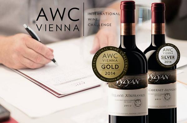 Shining medals from #AWCVienna: #Kekfrankos and #CabernetSauvignon 
vylyan.hu/en/hirek/543