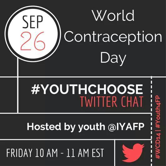 cmghana's tweet photo. .@IYAFP is inviting you to a Twitter chat to mark World Contraception Day (#WCD14) today via #YouthChoose! #CMGhana http://t.co/w6faPHje2T