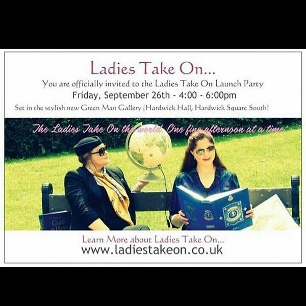 LadiesTakeOn's tweet photo. It's the http://t.co/fihqDcAp1q launch day. 4pm the Green Man Galley Buxton (the British Legion Building) #LTOlaunch http://t.co/F5Vu4PtxVG