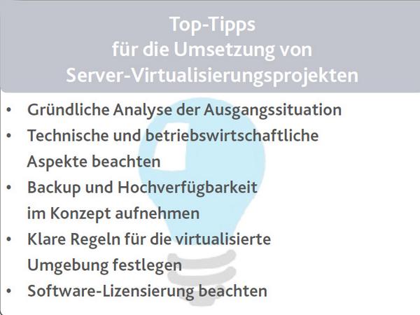 Sycor_Gruppe's tweet image. #Top-#Tipps zur Umsetzung von #Servervirtualisierung. Fordern Sie jetzt unser #Whitepaper an! bit.ly/1qKBgJe