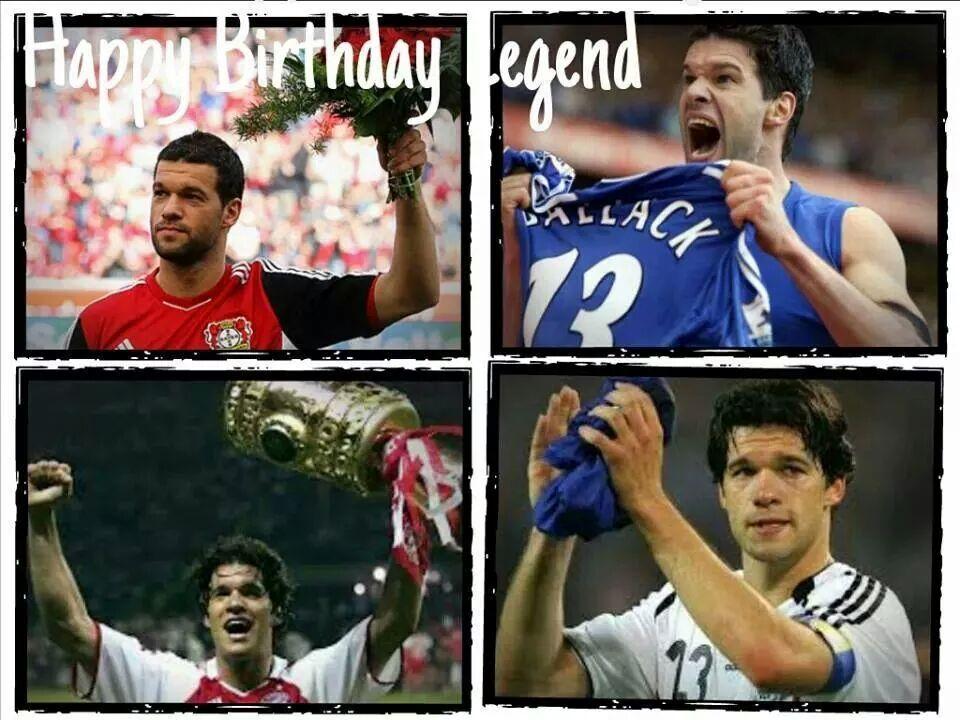 A very Happy Birthday to the Legendary Man Michael Ballack!! Happy Birthday Kaiser!  