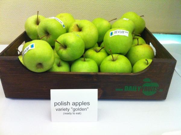 MrowcaKasia's tweet image. #abbdevday apples :)